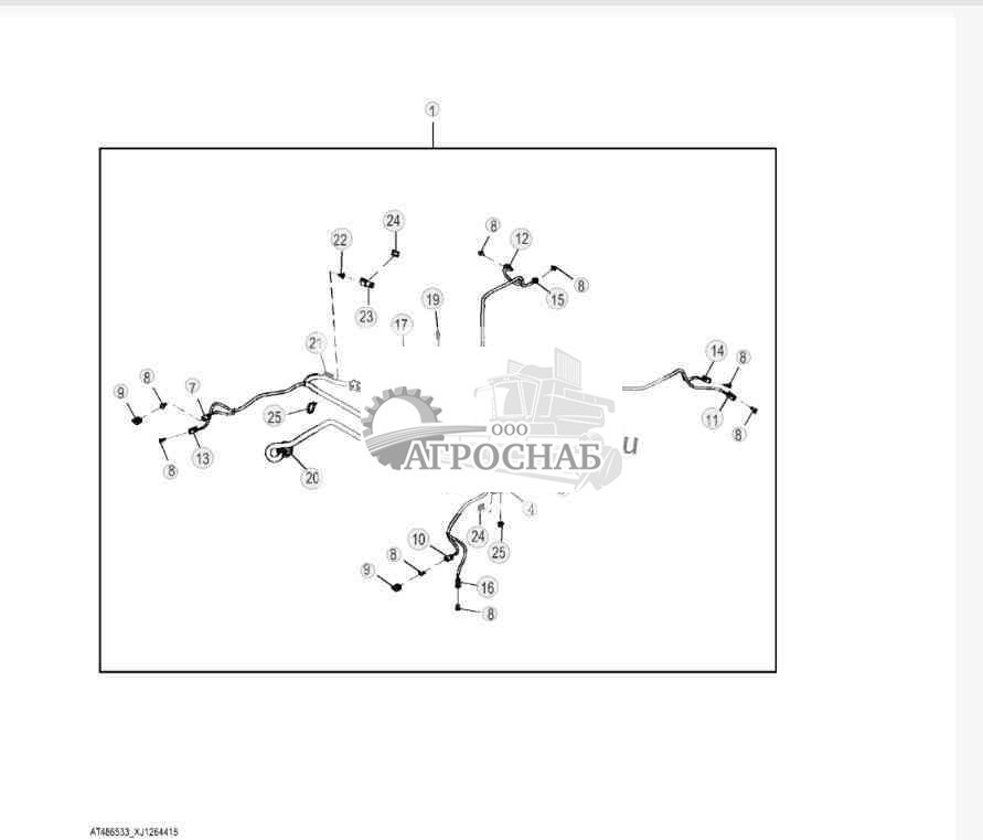 Жгут проводов крыши 